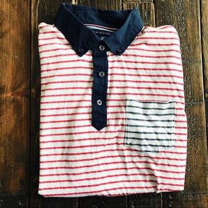 Tommy Hilfiger Striped Short Sleeve Polo